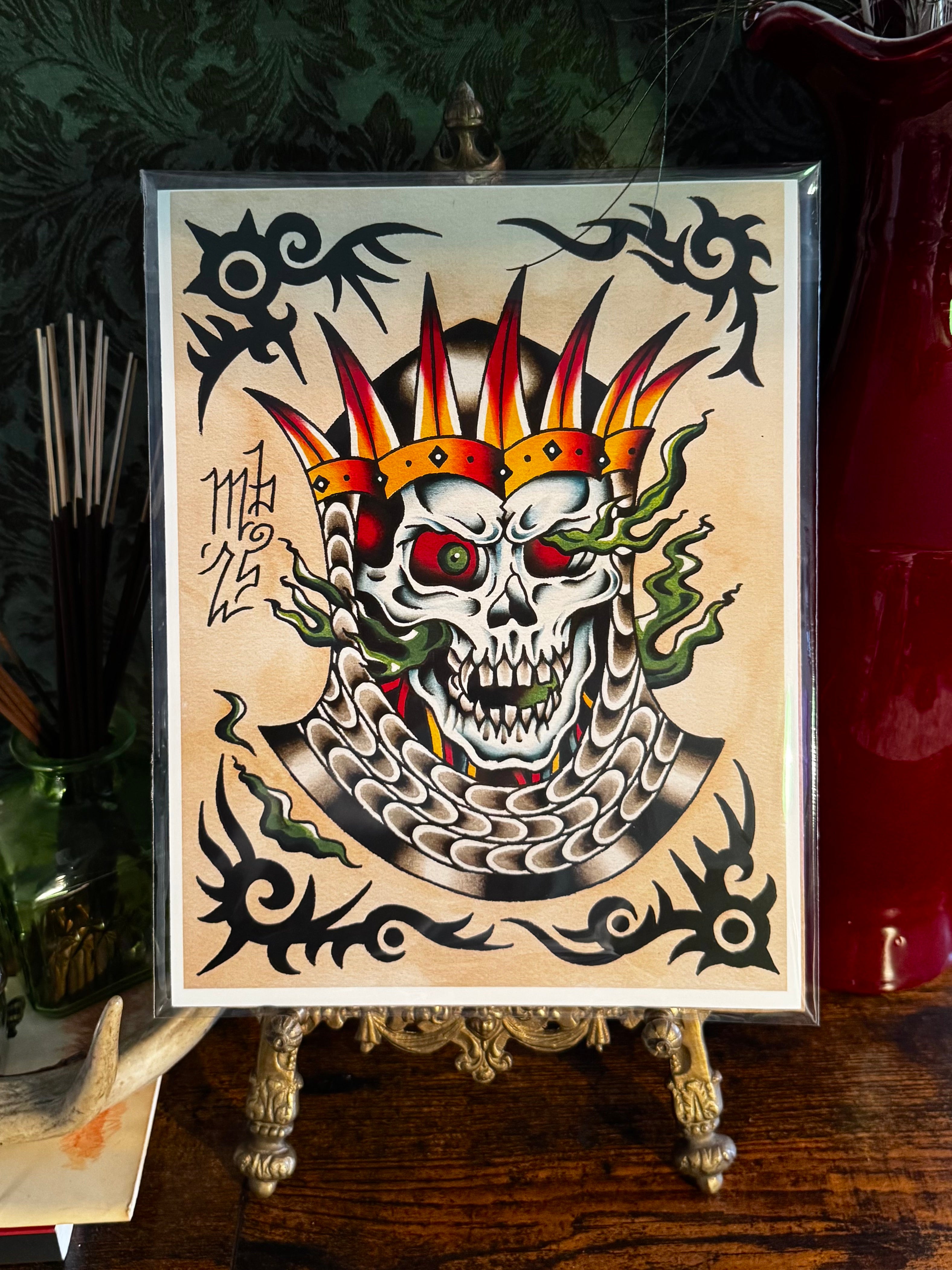 TRIBAL GHOST KNIGHT PRINT