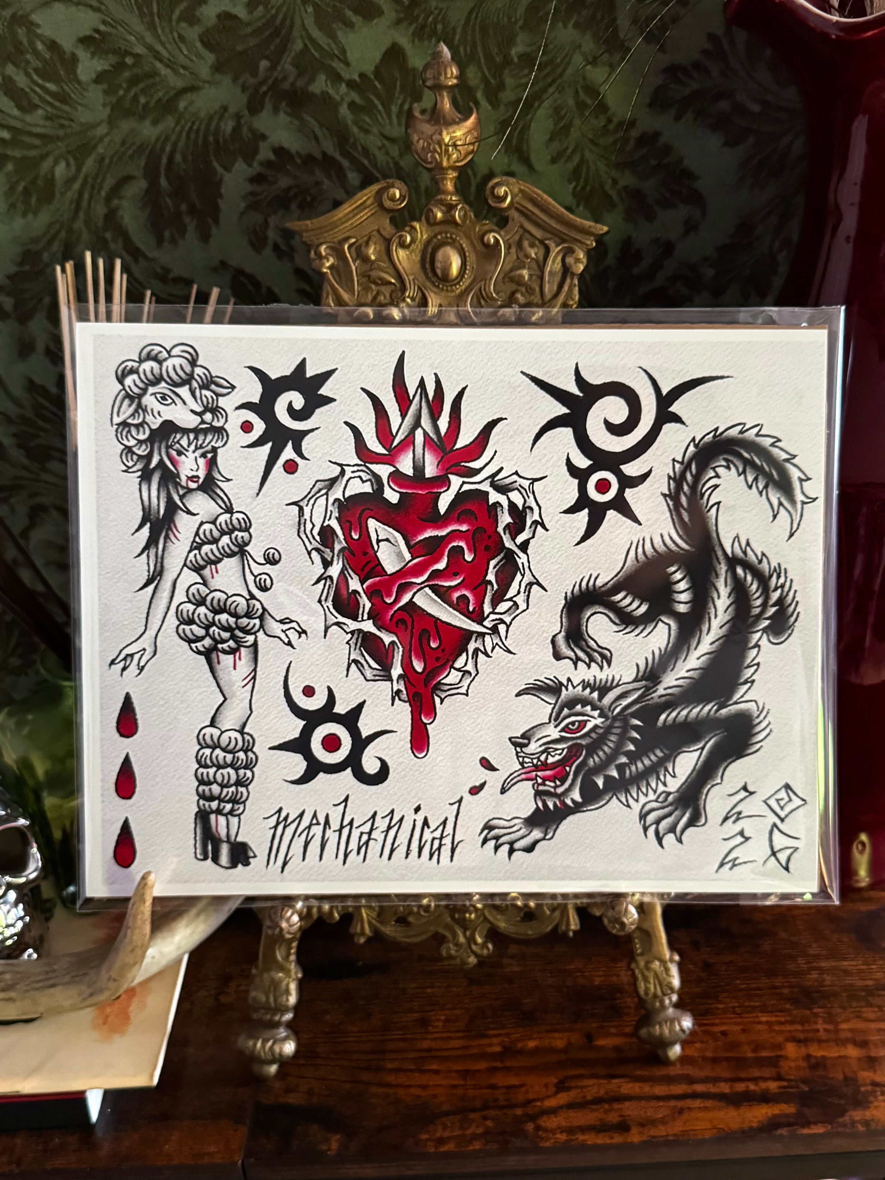 WOLF IN SHEEP'S CLOTHING PRINT