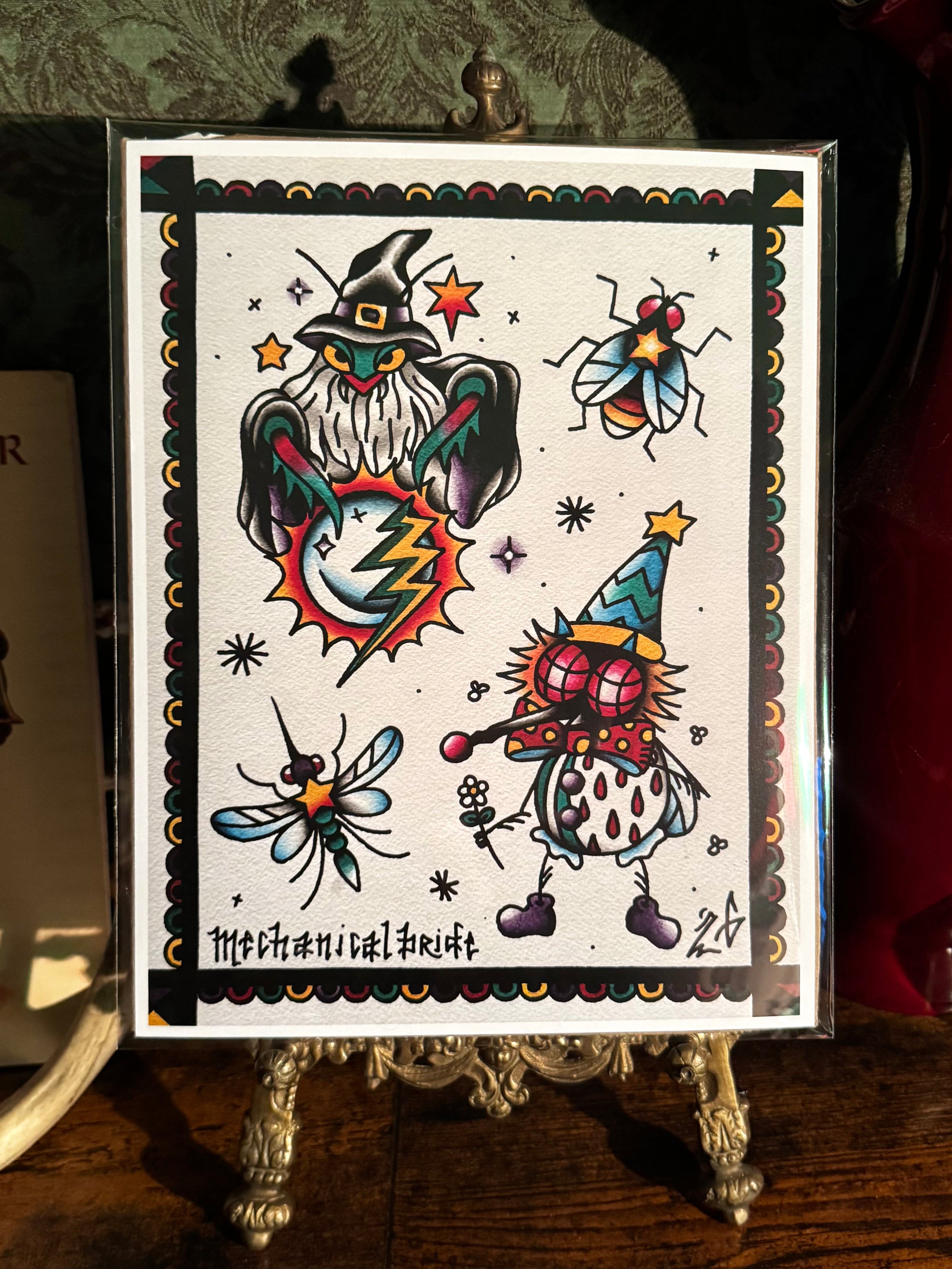 WHIMSICAL BUGS PRINT